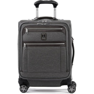 Travelpro Platinum Elite Carry-On Luggage Spinner, Grey, 19-Inch(Vintage Grey)