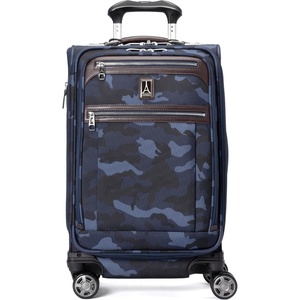 Travelpro Platinum Elite Carry-On Luggage Spinner, Grey, 21-Inch(Navy Camouflage)