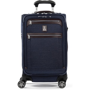 Travelpro Platinum Elite Carry-On Luggage Spinner, Grey, 21-Inch(True Navy Blue)