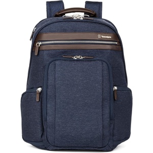 Travelpro Platinum Elite Laptop Travel Backpack, Business, Water Resistant, Men and Women(True Navy Blue)