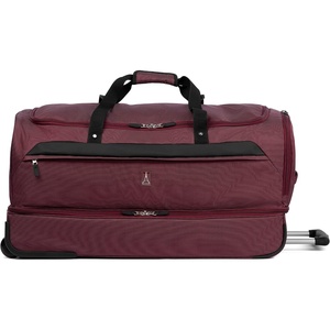 Travelpro Roadtrip Rolling Duffel Bag, Black, 30-Inch(Burgundy)